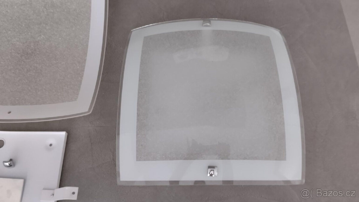 3+1ZDARMA NÁSTĚNNÉ SVÍTIDLO RABALUX 3838 CHARLES SKLO / KOV - 8