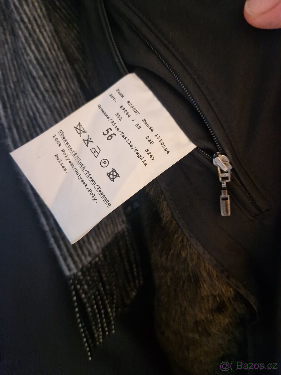 Pánský zimní kabát/plášť Bugatti TOP - (vel.56) XXL vyměním - 8