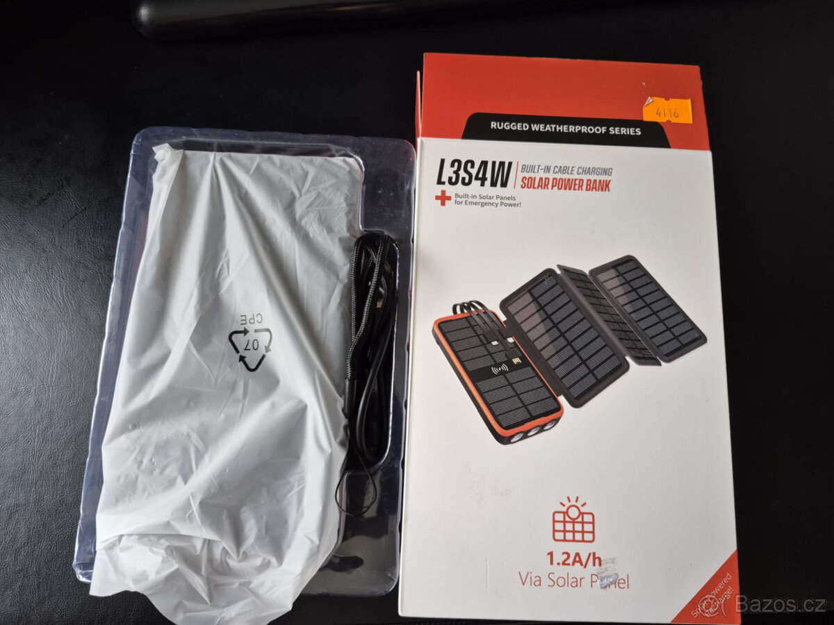 POWERBANKA SOLÁRNÍ KABELY SVÍTILNA. - 8