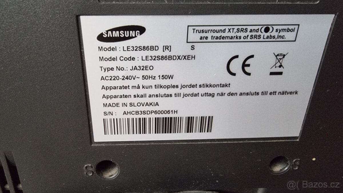 LCD TV Samsung 32" 80cm - 8