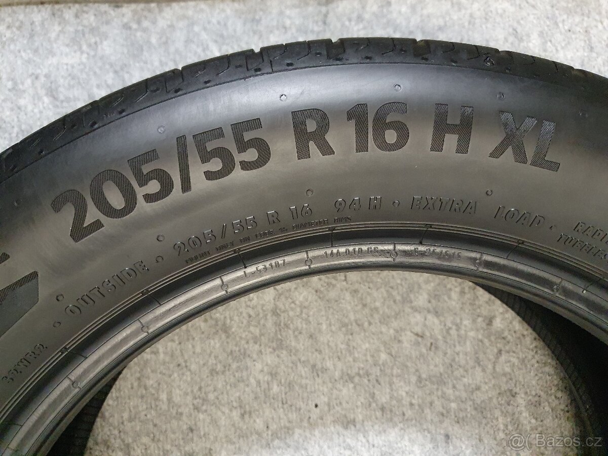 2x -- 205/55 R16 Letní pneu Continental Eco Contact 6 -- - 8