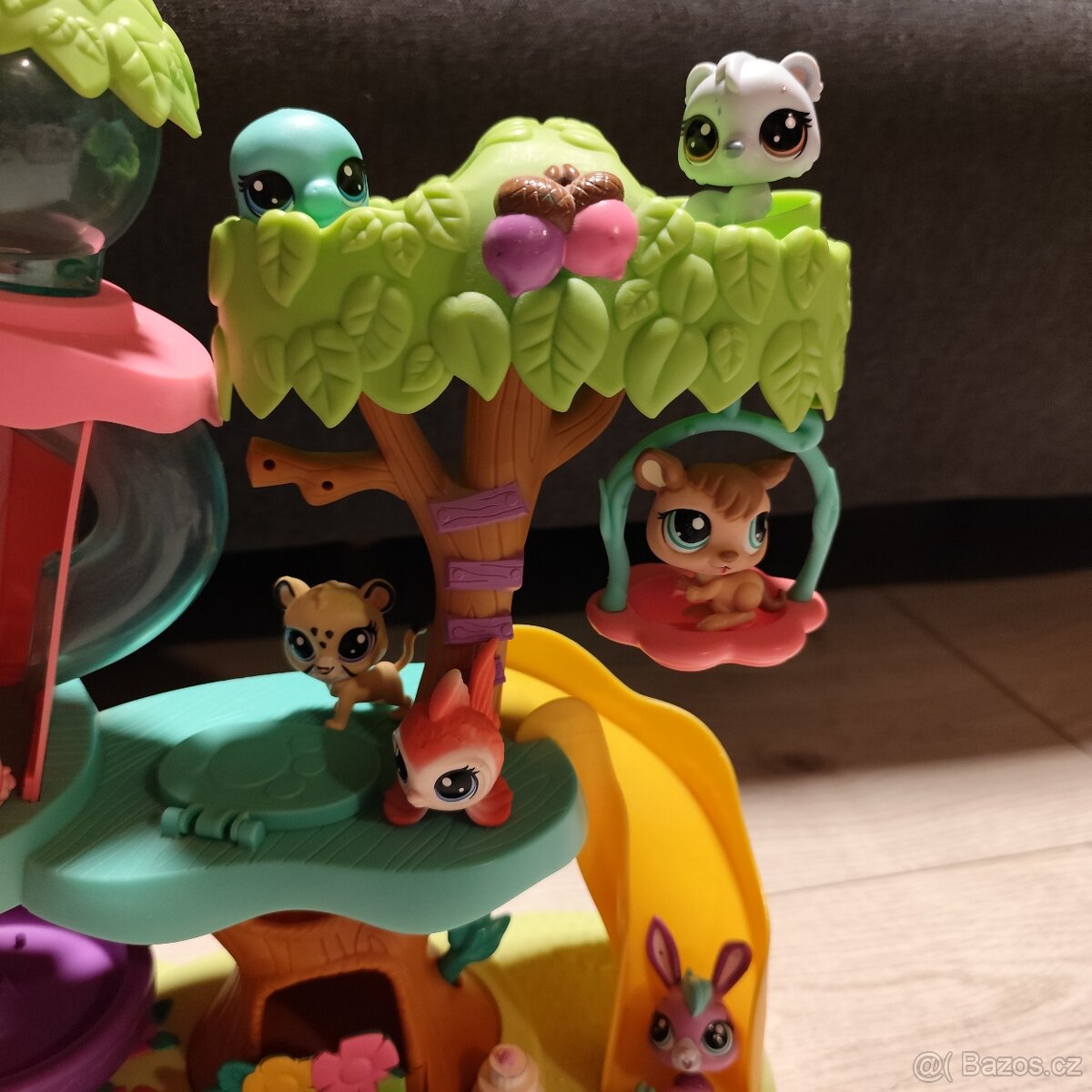 LPS littlest petshop stromový domeček spoustu zvířátek a dop - 8
