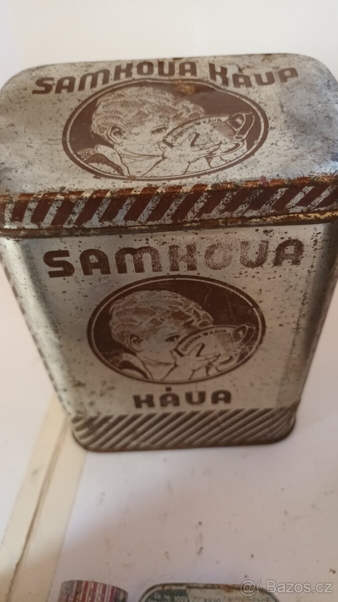 Konvolut starých plechovek + krabička Dr. Oetker - 8