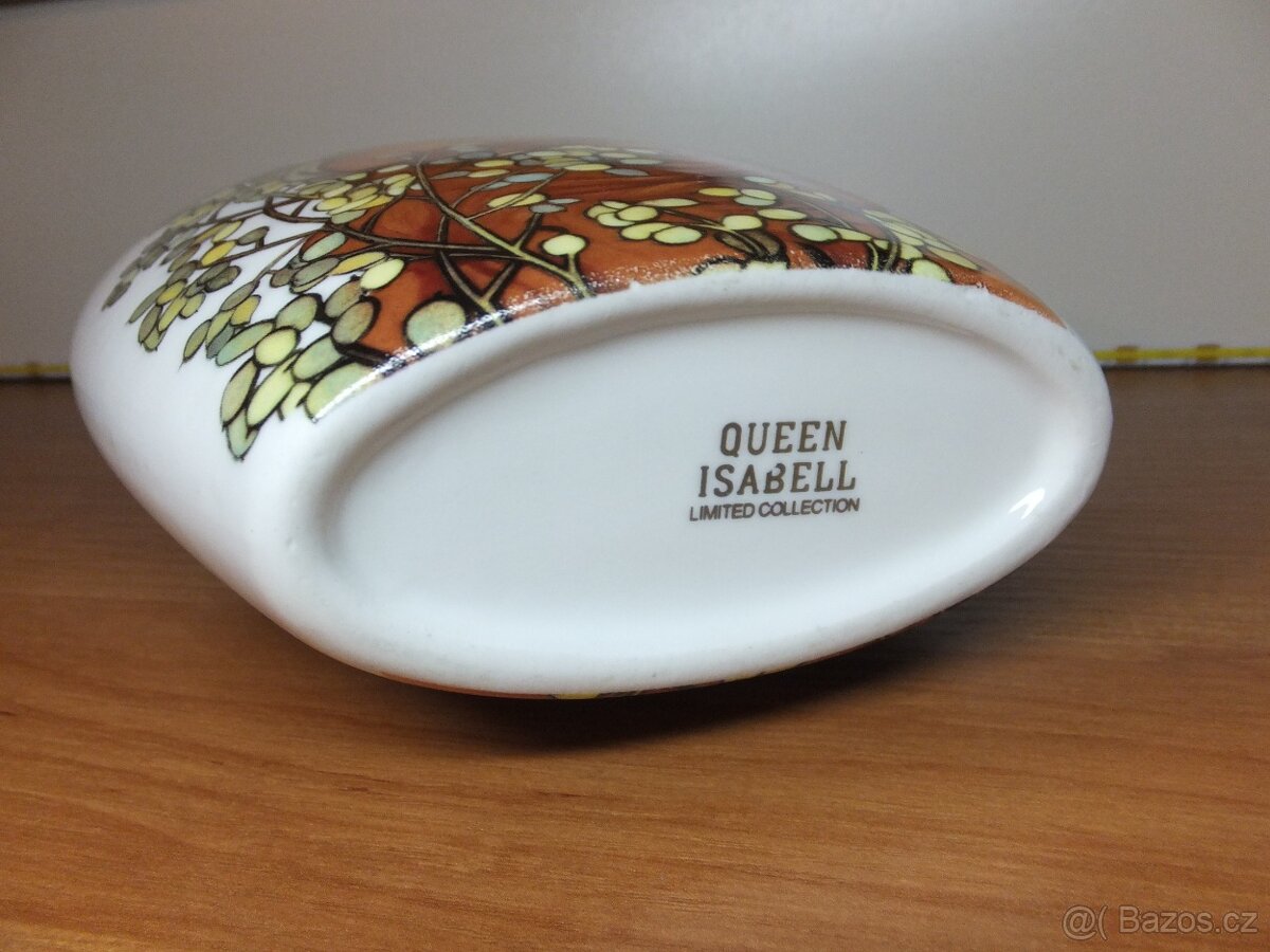 Krásná váza A. Mucha, značeno Queen Isabell. - 8