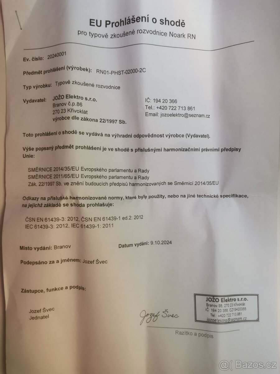 Rozvaděč nový, IP 65 - 8