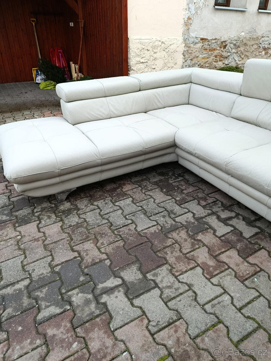 Kožená sedací souprava - 8