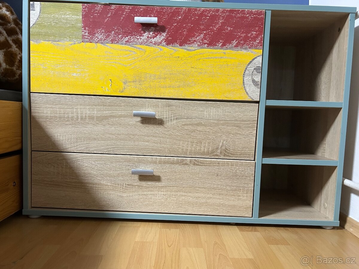 Nábytek do dětského pokoje, skříně, komoda - 8