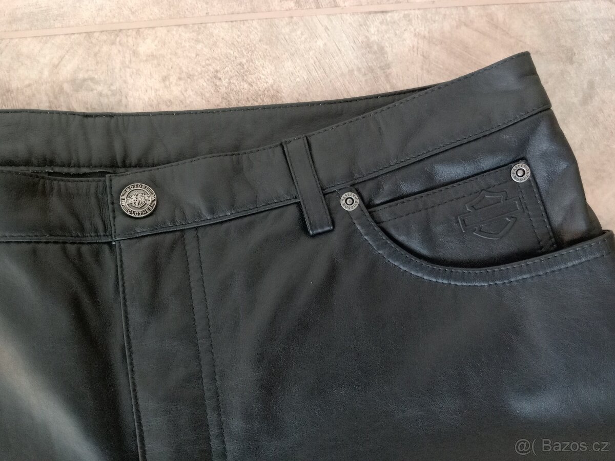 Harley Davidson kožené kalhoty - 8