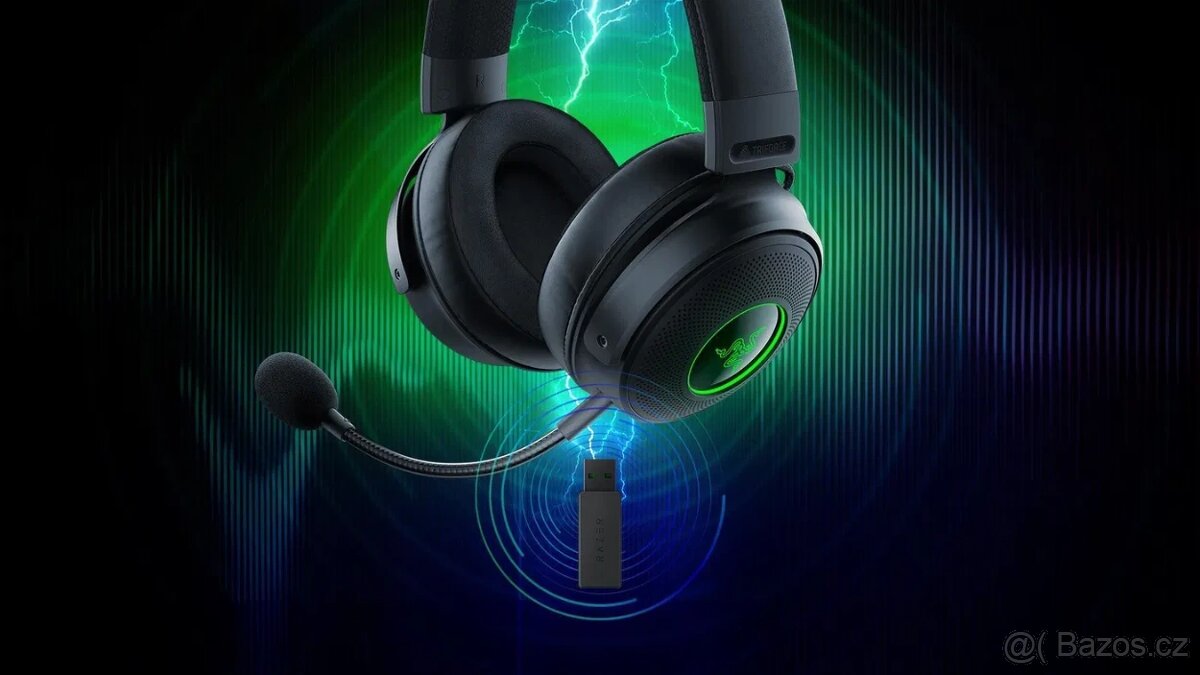 NOVÝ bezdrôtový herný headset Razer Kraken V3 Pro - 8