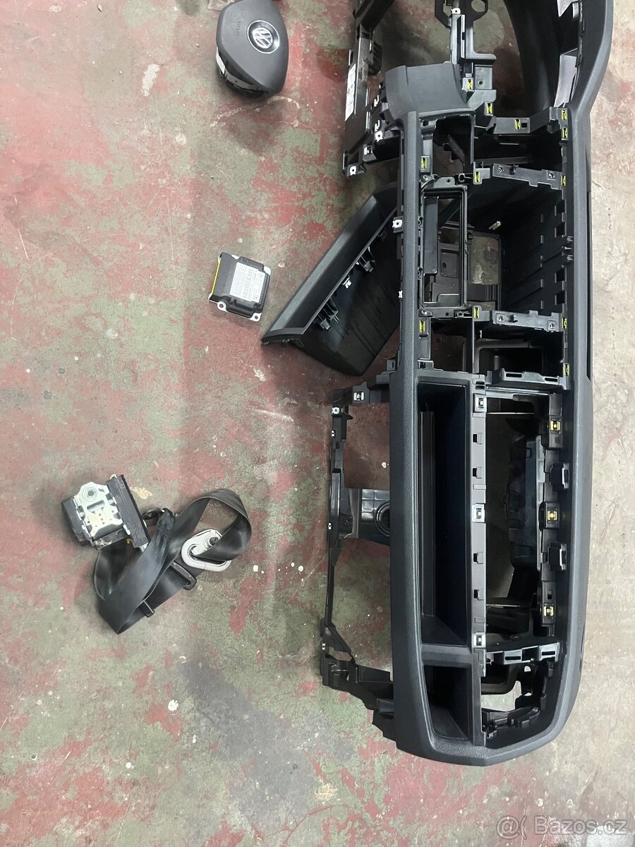 Transporter T6 T5 airbagová sada, palubní deska - 8