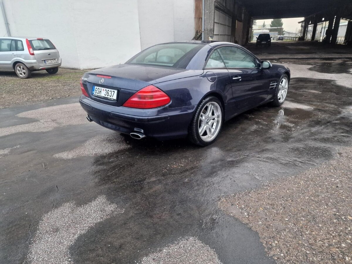 Mercedes SL 500 cabrio, coupe, r230, model 03, 1A stav, naje - 8