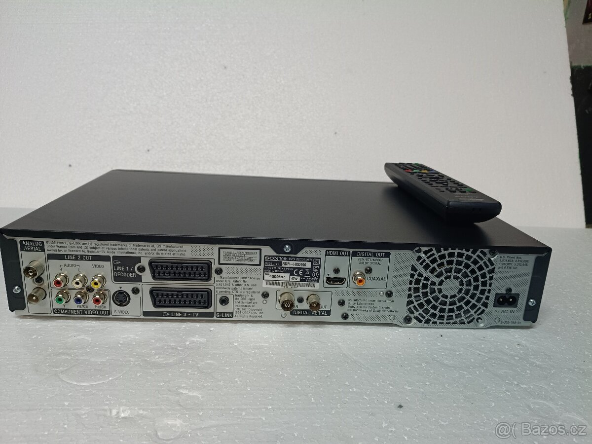 Sony RDR-HXD990 DVD rekordér .D.O. - 8