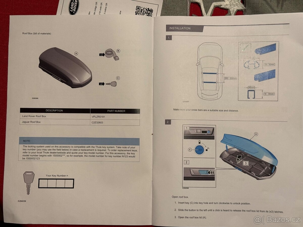 Střešní box Land Rover 400l. - 8