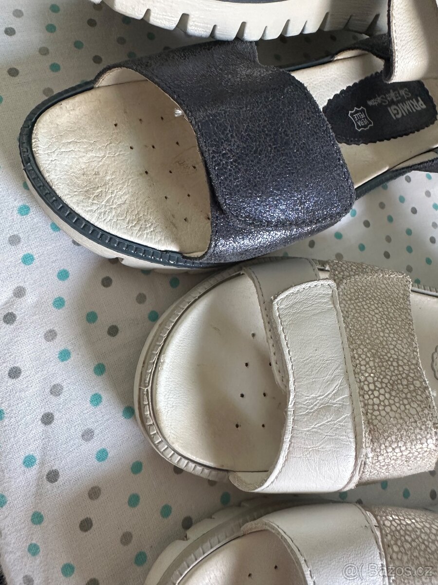 Primigi sandály 37 modré a bílé - 8