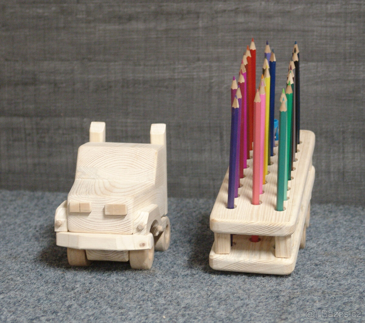Nákladní auto - držák pastelek - 8