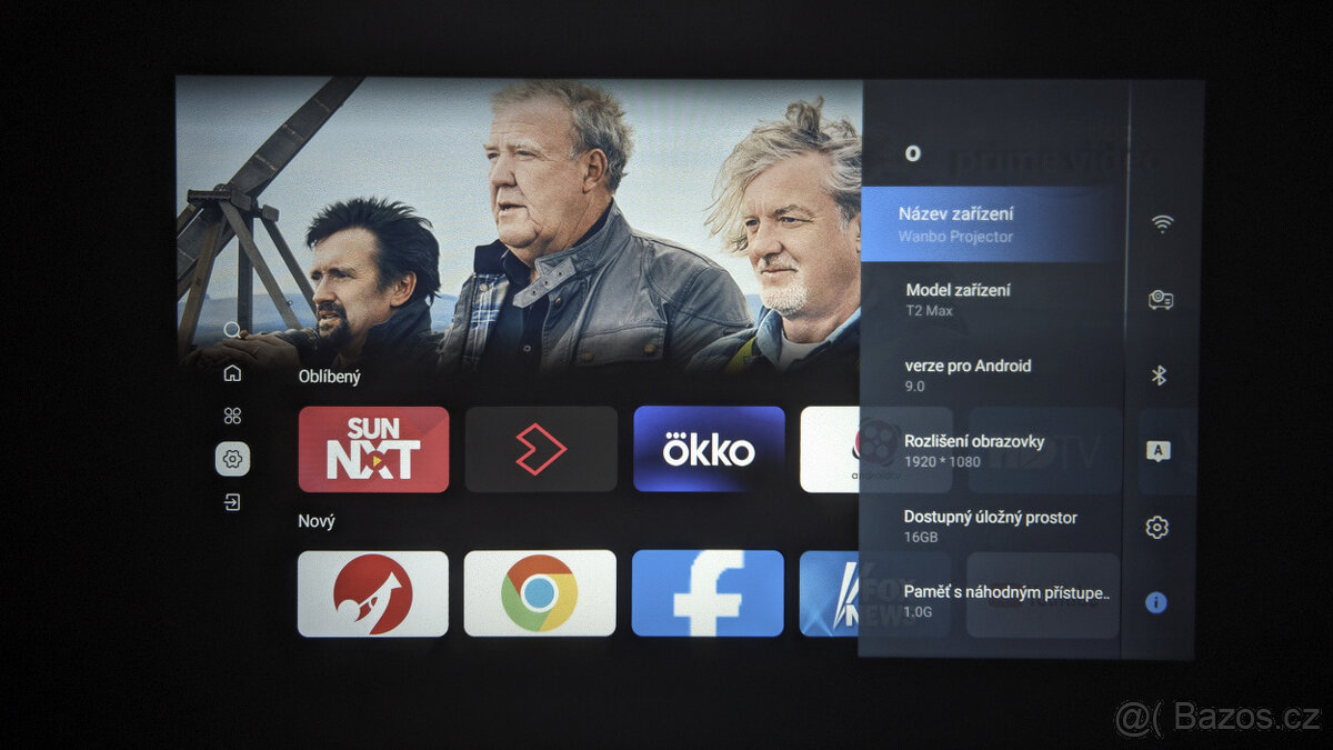 Smart FullHD projektor Wanbo T2 Max v2 (NEW) - 8