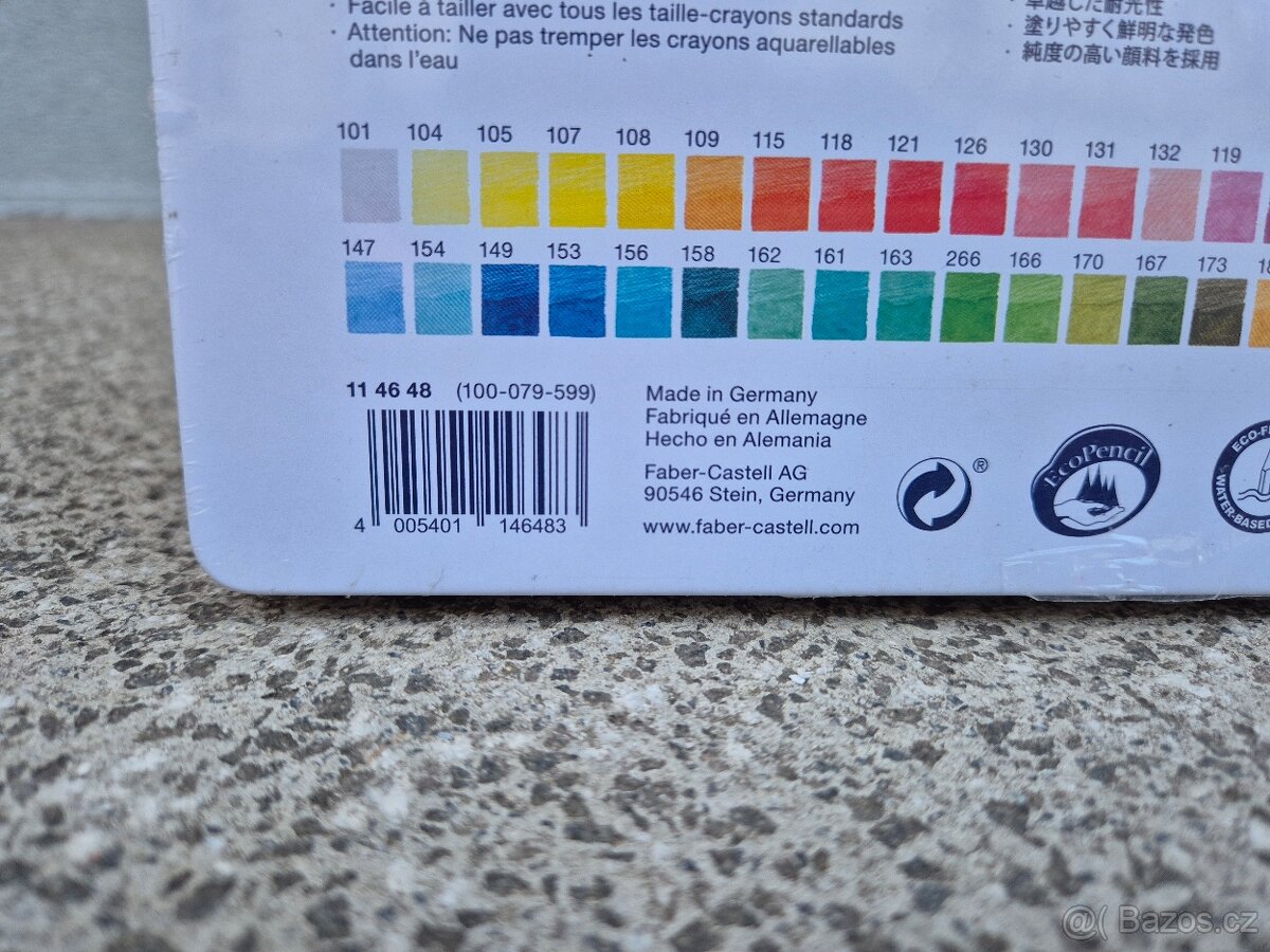 Akvarelové pastelky 48 barev Faber-Castell Goldfaber Aqua - 8