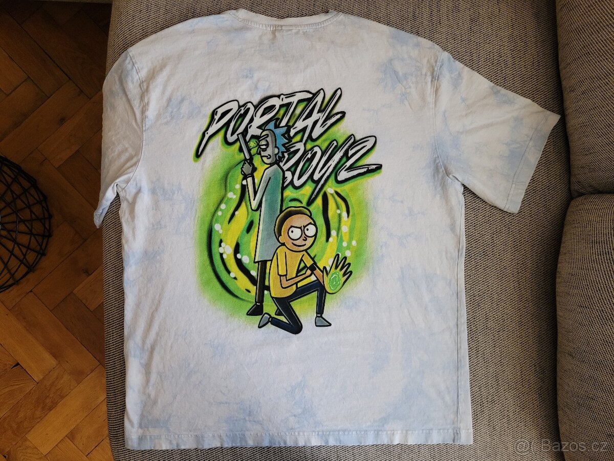Nové pánské tričko Rick & Morty zn. H&M, vel. L-XL - 8