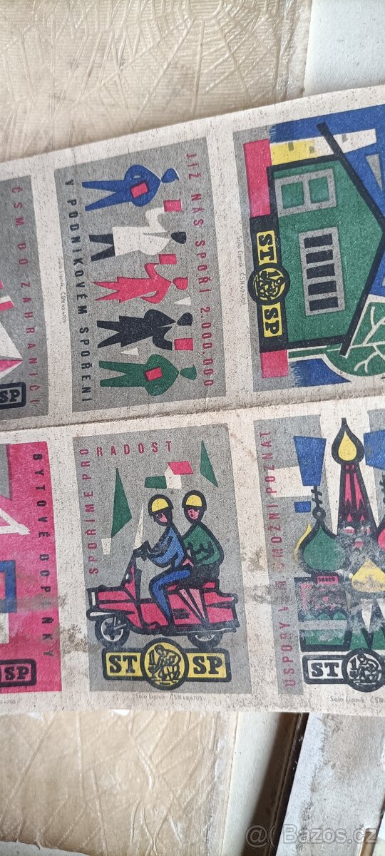 Staré nálepky na sirky - 8