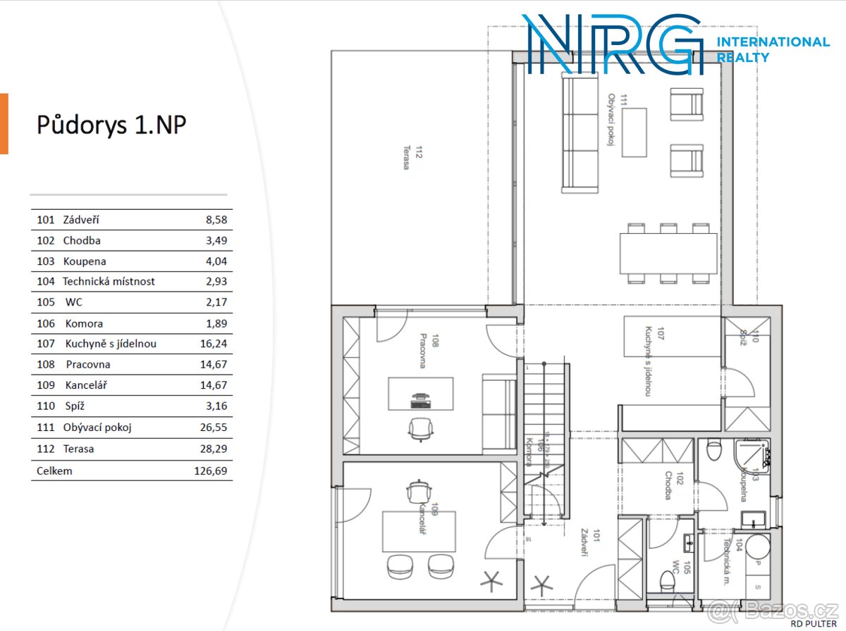 Prodej Rodinného domu 219 m2, Hrusice - 8