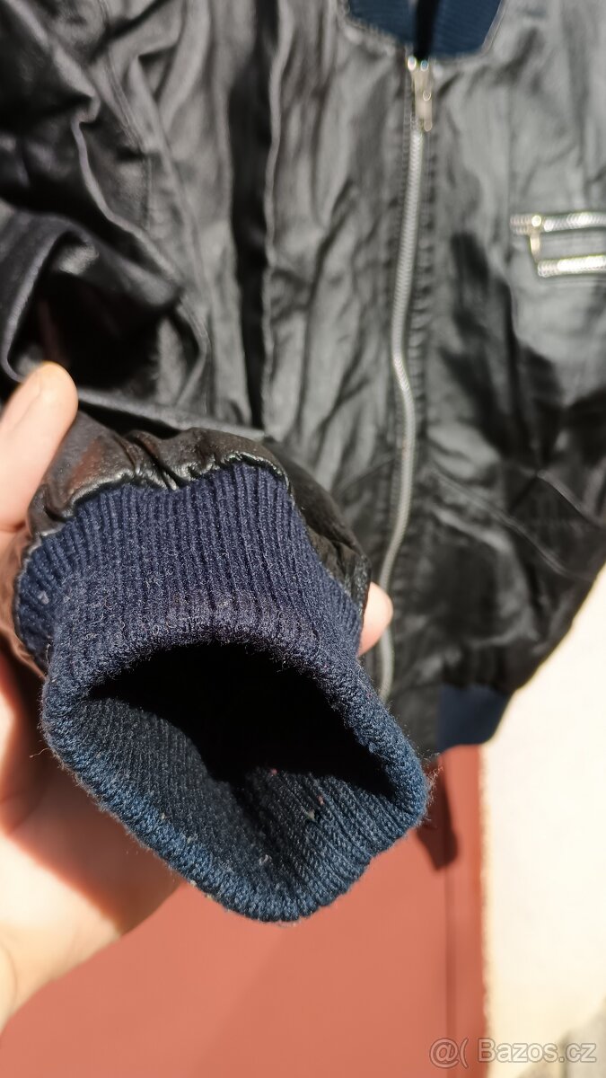 Cropped Leather Jacket 38/M - 8