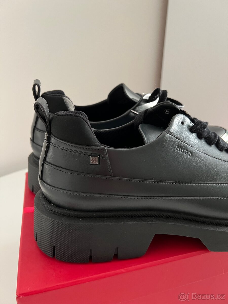 Nové kožené pánské boty HUGO BOSS v. 43 - 8