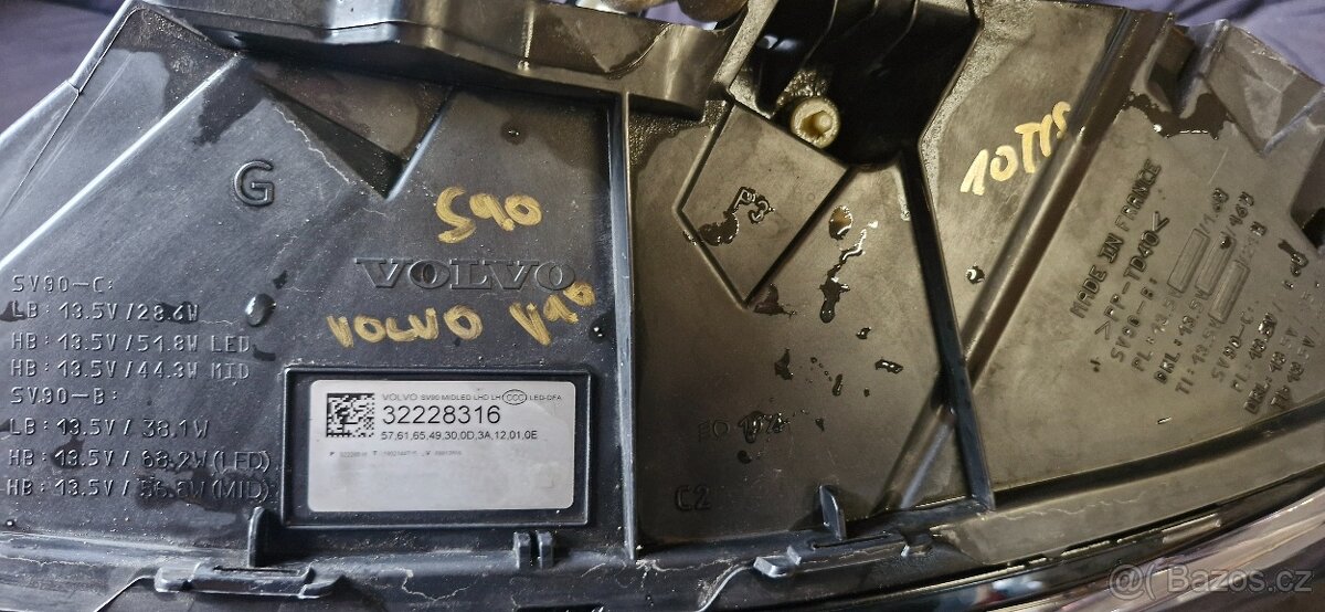 Leve predni svetlo volvo v90 s90 32228316 - 8