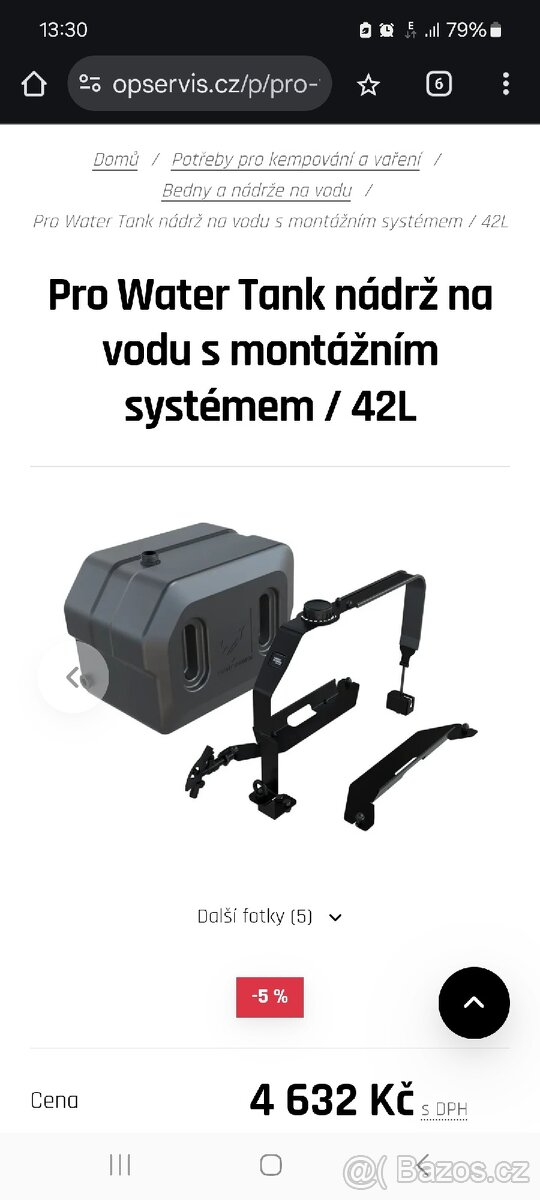 Nádrž na vodu front runner - 8