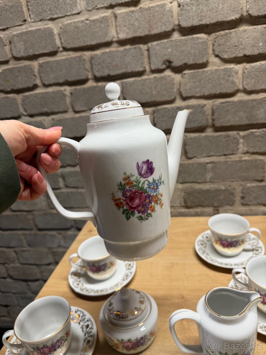 Vintage kávový servis MZ Czechoslovakia - 8