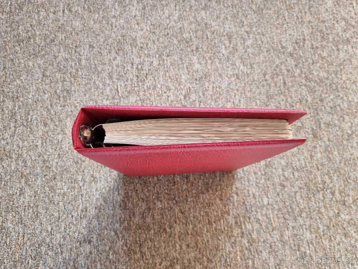 Albové desky LEUCHTTURM VARIO F + zasklené listy POFIS 76 ks - 8