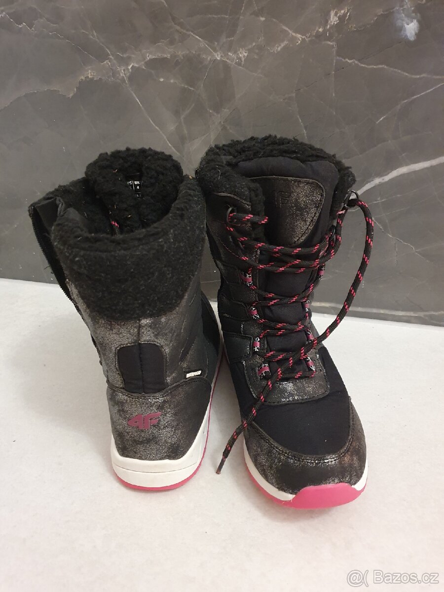 Dětské dívčí sněhule 4F, velikost 37, jako nové - 8