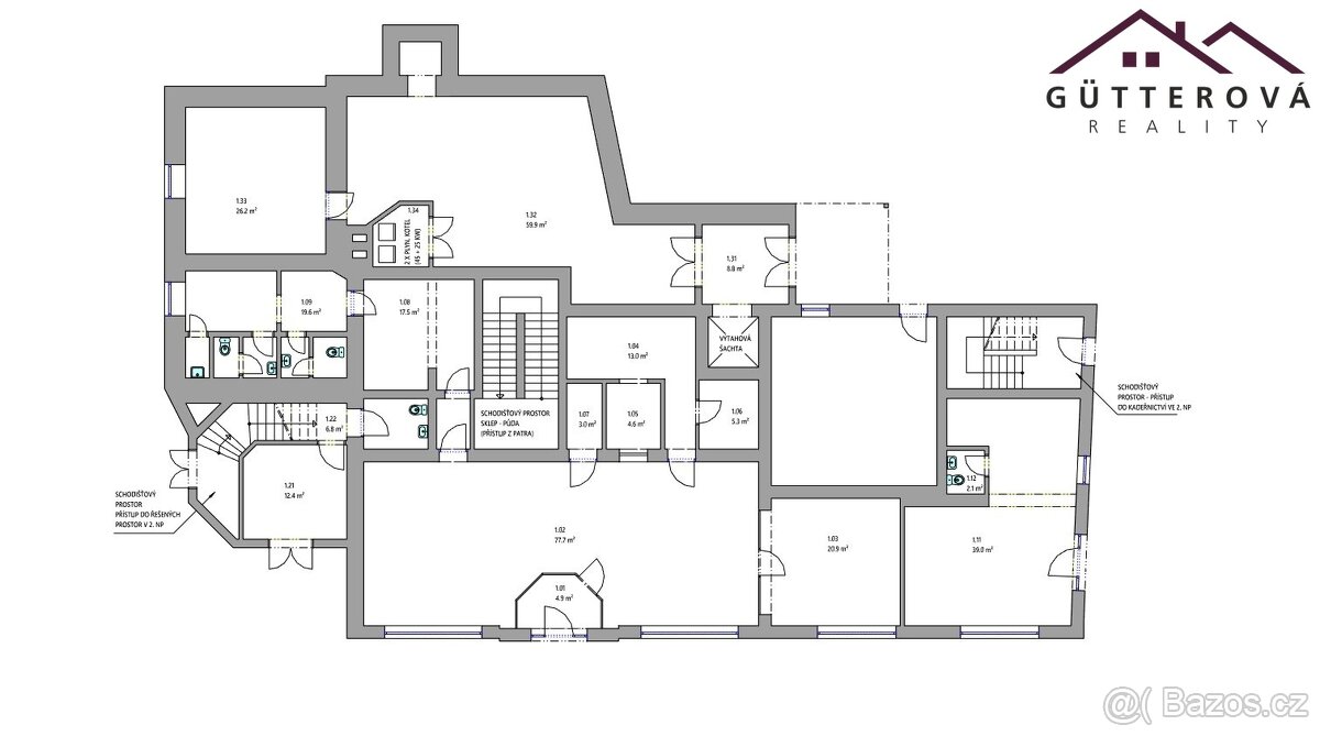 Pronájem kanceláře 172 m², Holýšov, ev.č. yIGK058 - 8