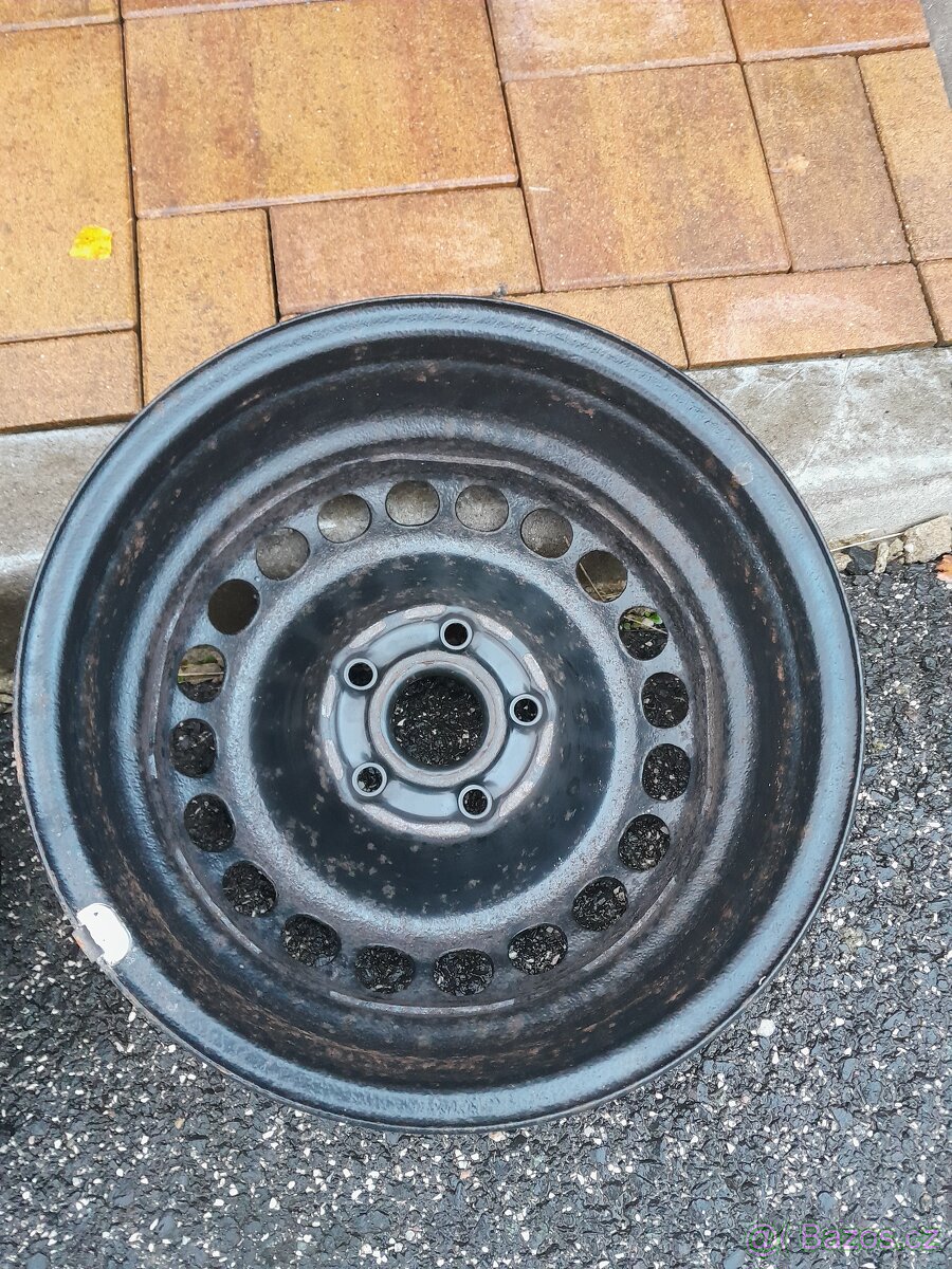 Plechové disky R15, 5x112, 6J ET45 - 8