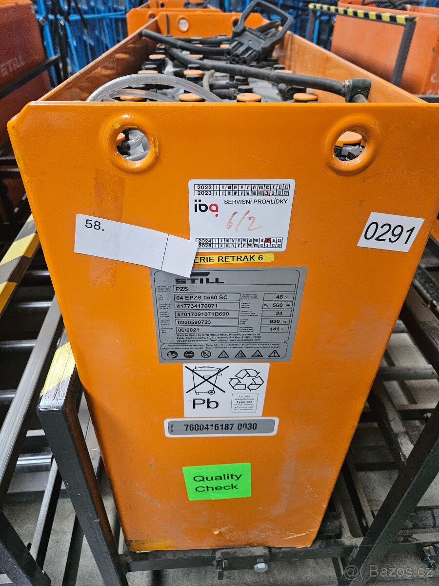 Trakční baterie 48V 560 Ah - 8