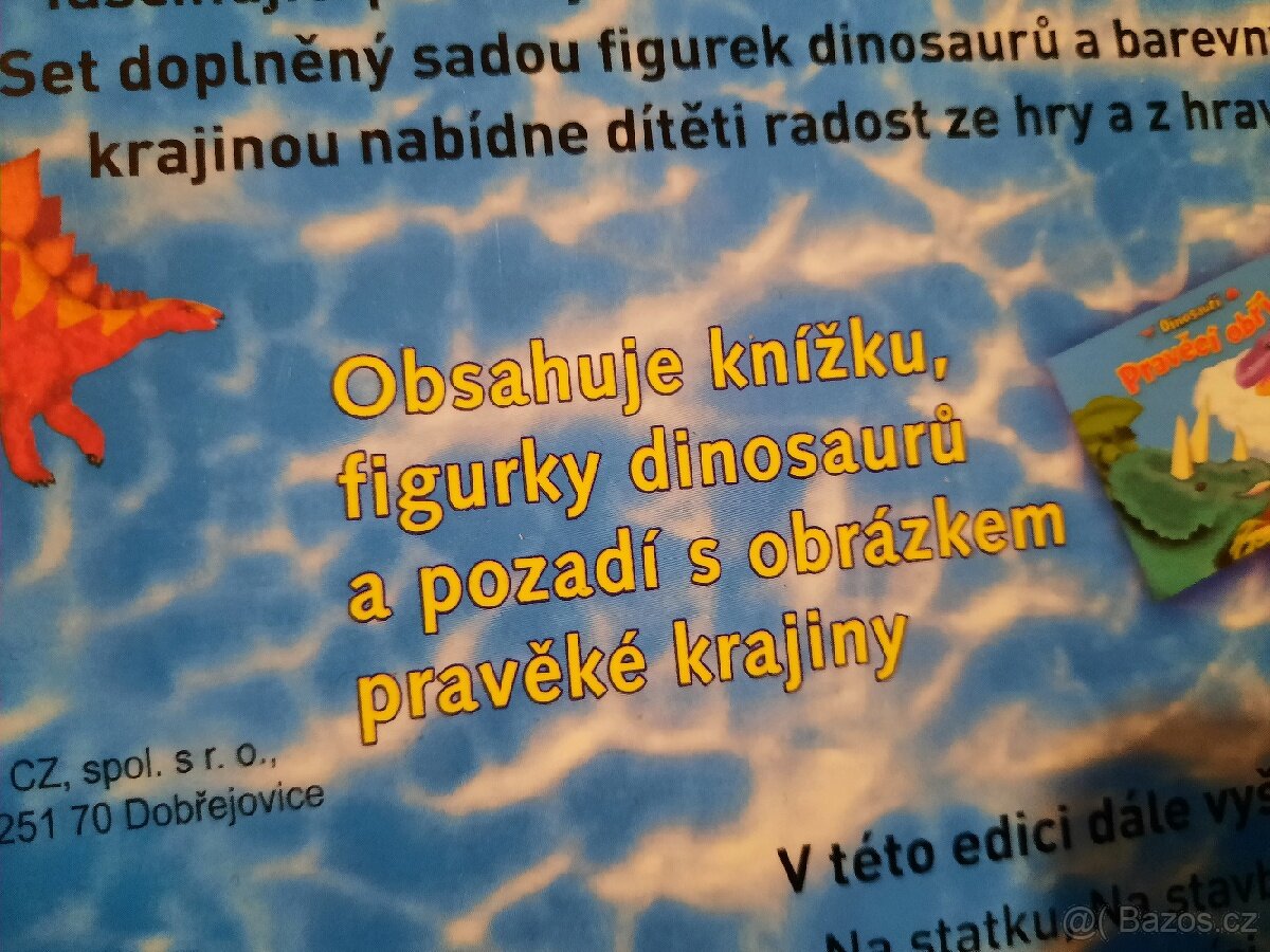 Dino,dinosauři set/figurky,3D stavebnice,knizka,puzzle. - 8