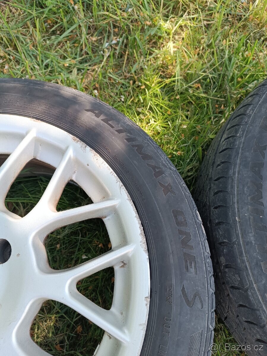 Letní alu sada kol 7,5x16 pneu 195/55R16 4x100 - 8