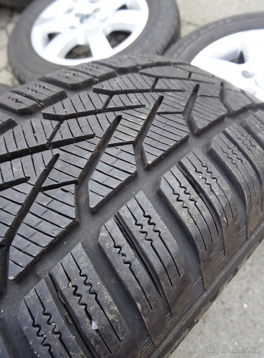 Alu disky na Volkswagen, 15", 5x112,ET 45, zimní sada - 8