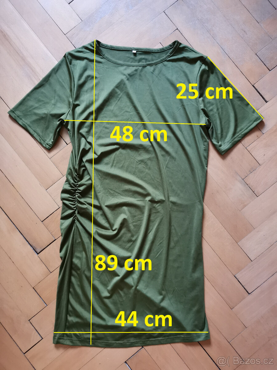 Dámské zelené šaty Hodmexi vel. M - 8