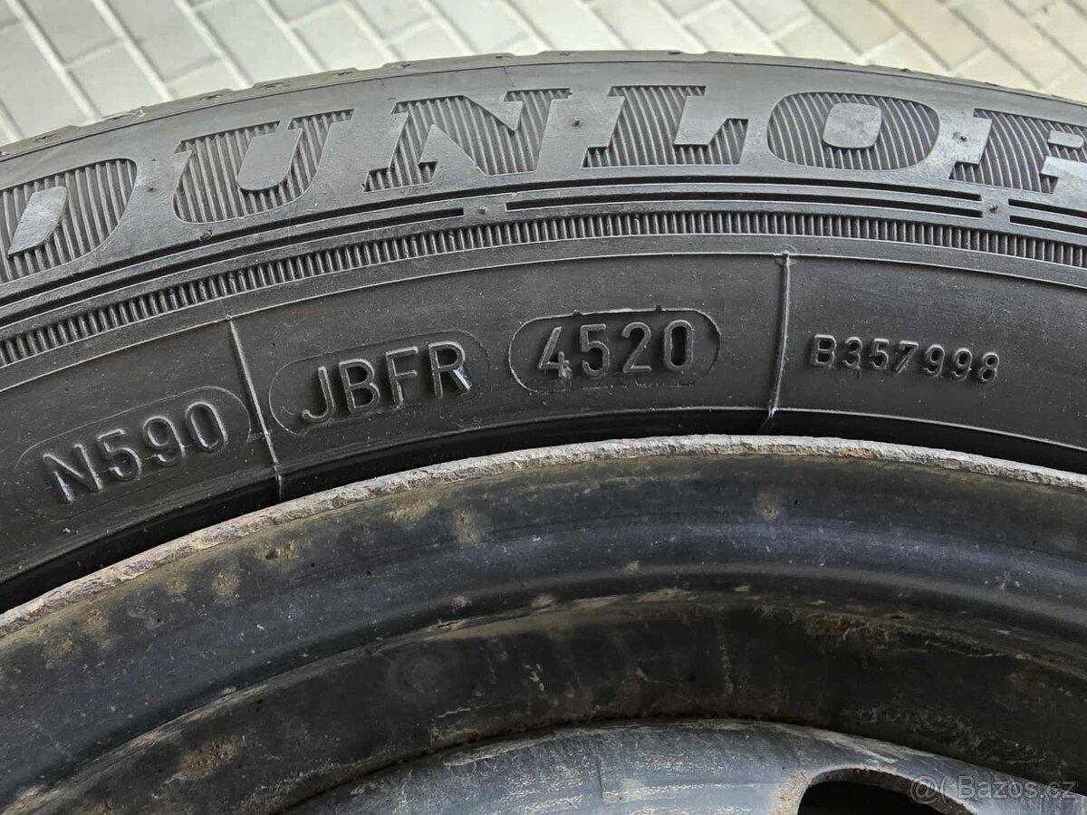 4 x letní pneu 185/60 R15 84H Dunlop Škoda Fabia 3, Rapid - 8
