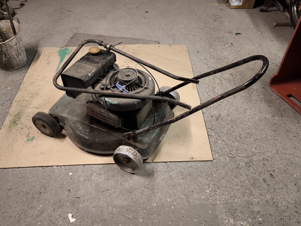 Motor BD 1S50-A, + celá benzinová sekačka - 8