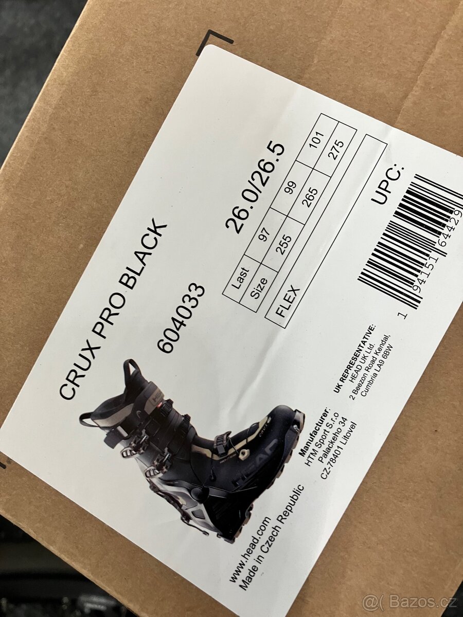 Skialpové boty Head Crux 29,5 nové - super cena - 8