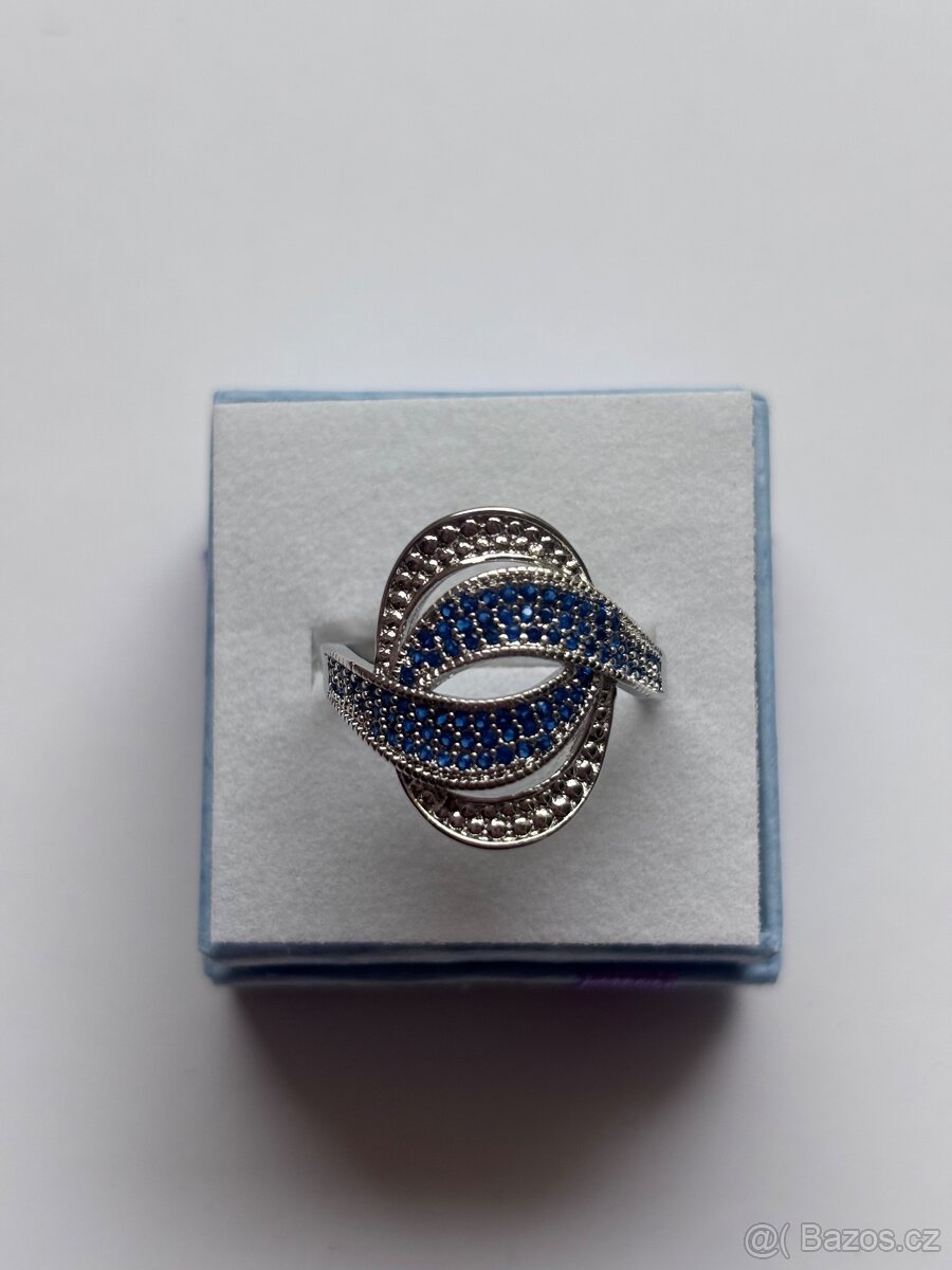 Nové stříbrné prstýnky punc 925 - 8