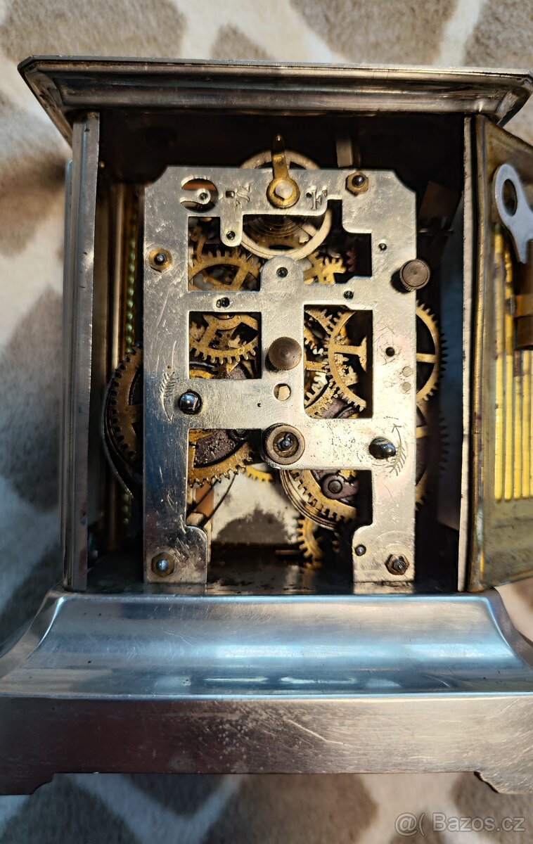 TOP starožitný luxusní budík Joker s hracím strojkem - 8