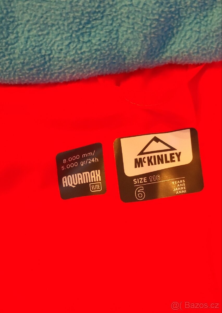 Dětská lyžařská bunda mckinley 116 - 8