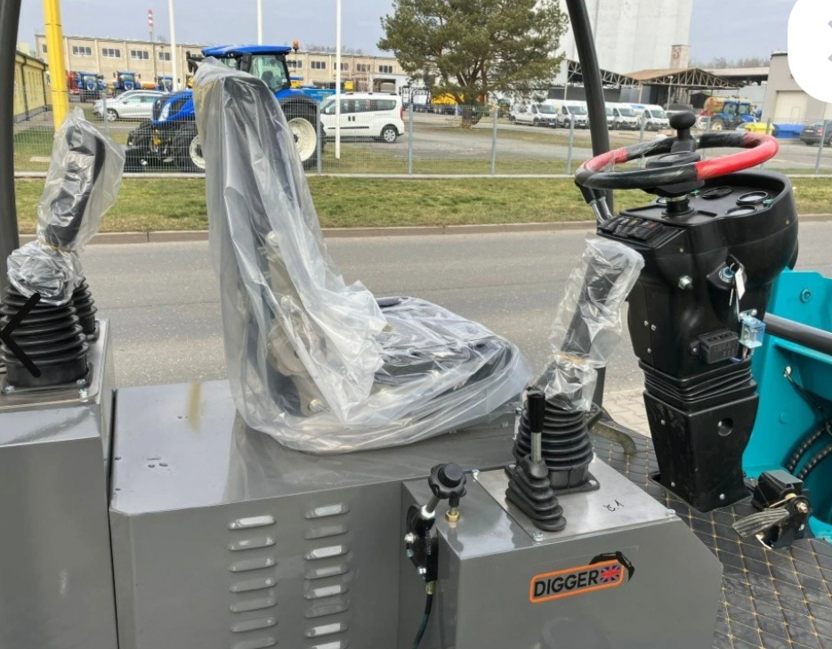 traktor bagr, čelní nakladač, podkop, - 8