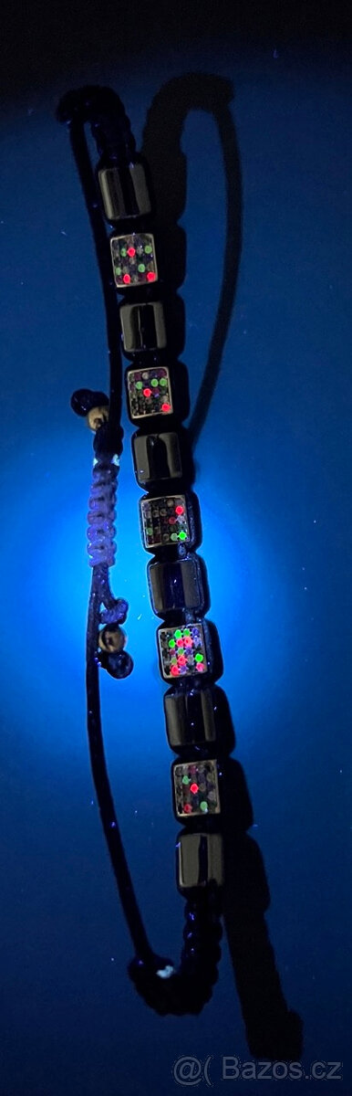 Zlaty naramek kombinovany - 8