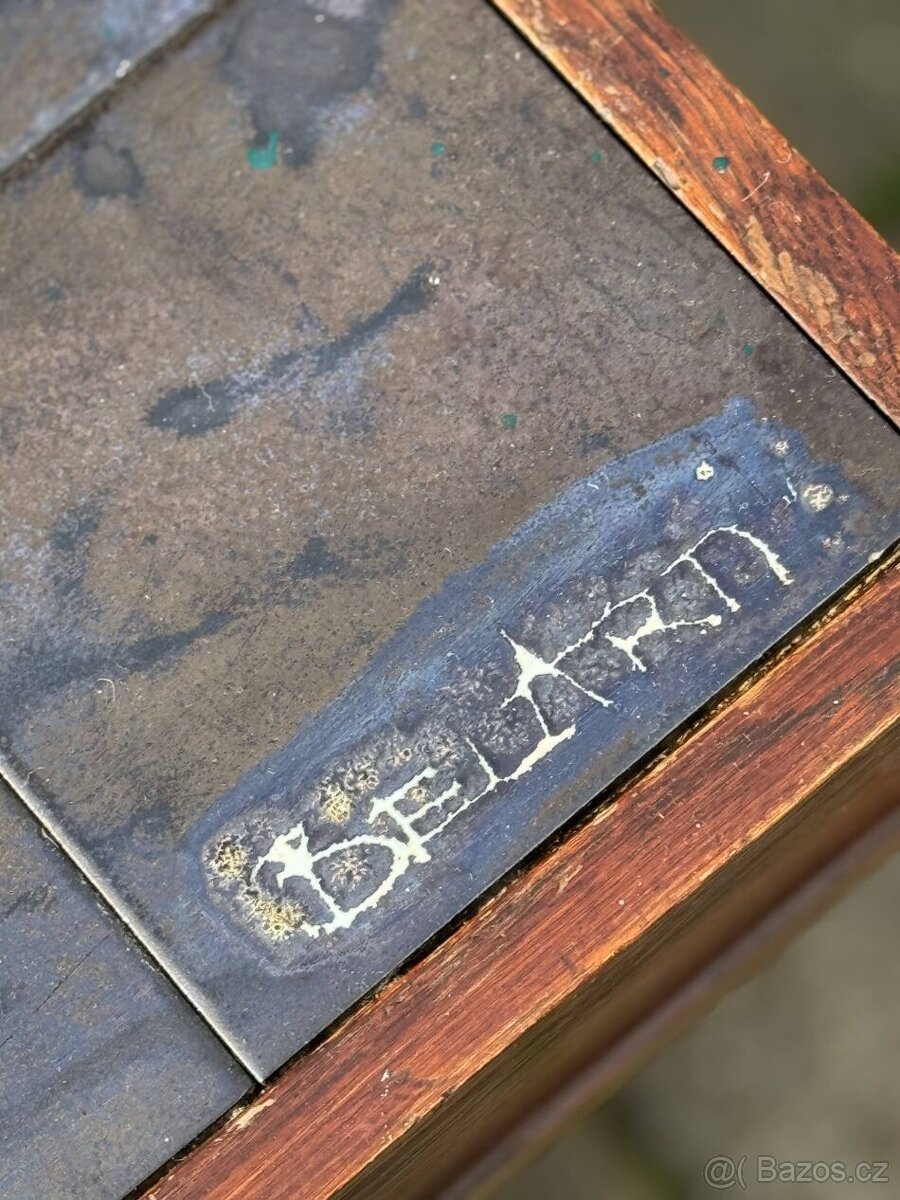 Vintage konferenční stůl design Jullite Belarti - 8