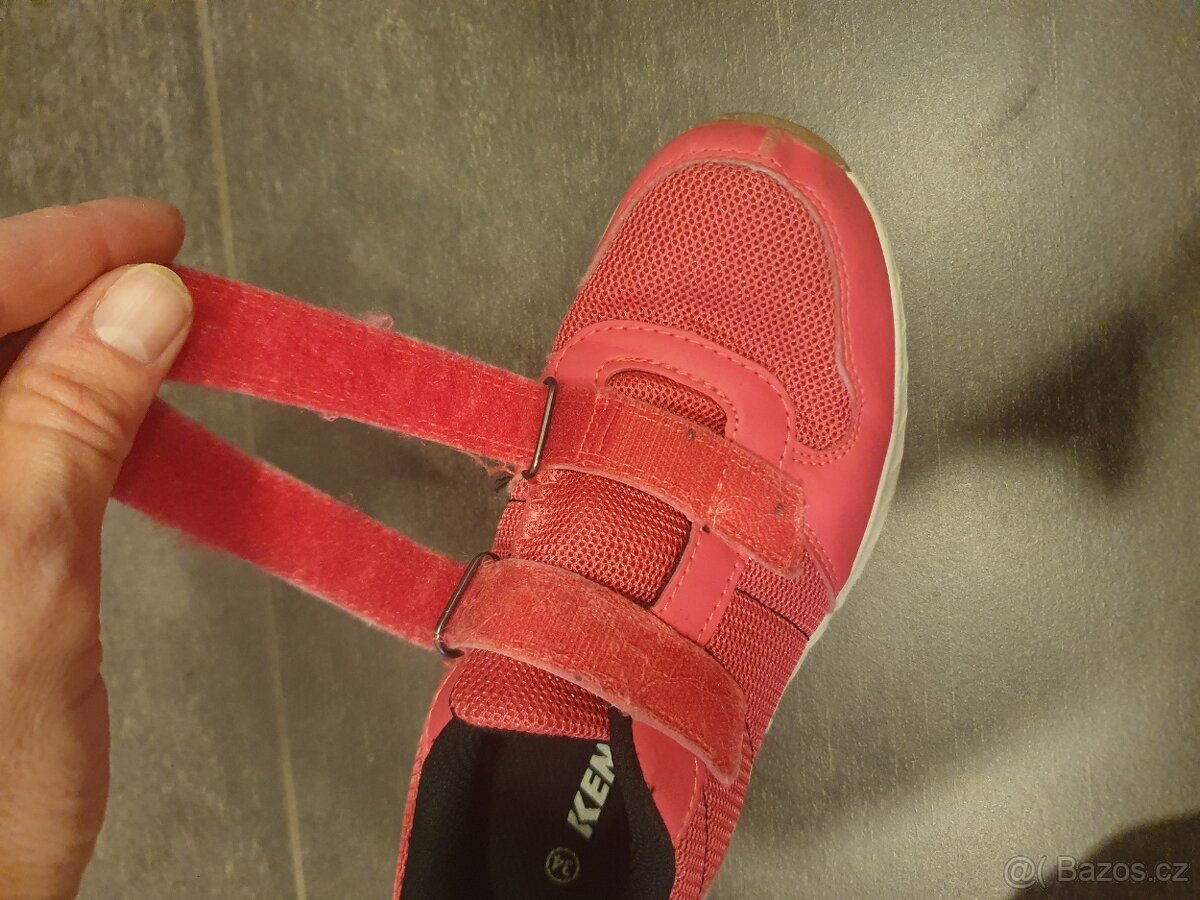 Tenisky KENSIS růžové, vel. 34 - 8