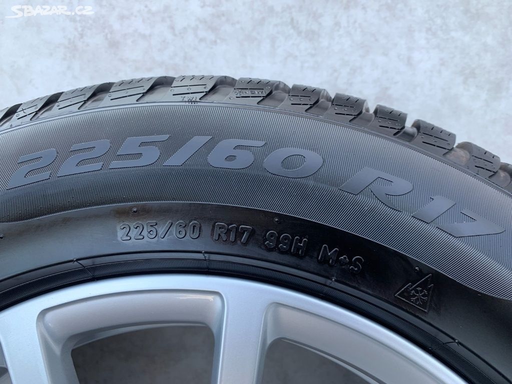 Originální kola AUDI A6 5x112 R17 ZIMNÍ PNEU č.H17 - 8