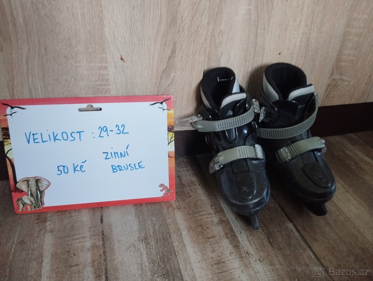 Boty kluk velikost 31,32,33 ,34 a brusle 24-31 a 29-32a - 8